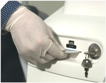 QS laser IC card function عملکرد کارت آی سی لیزر QS