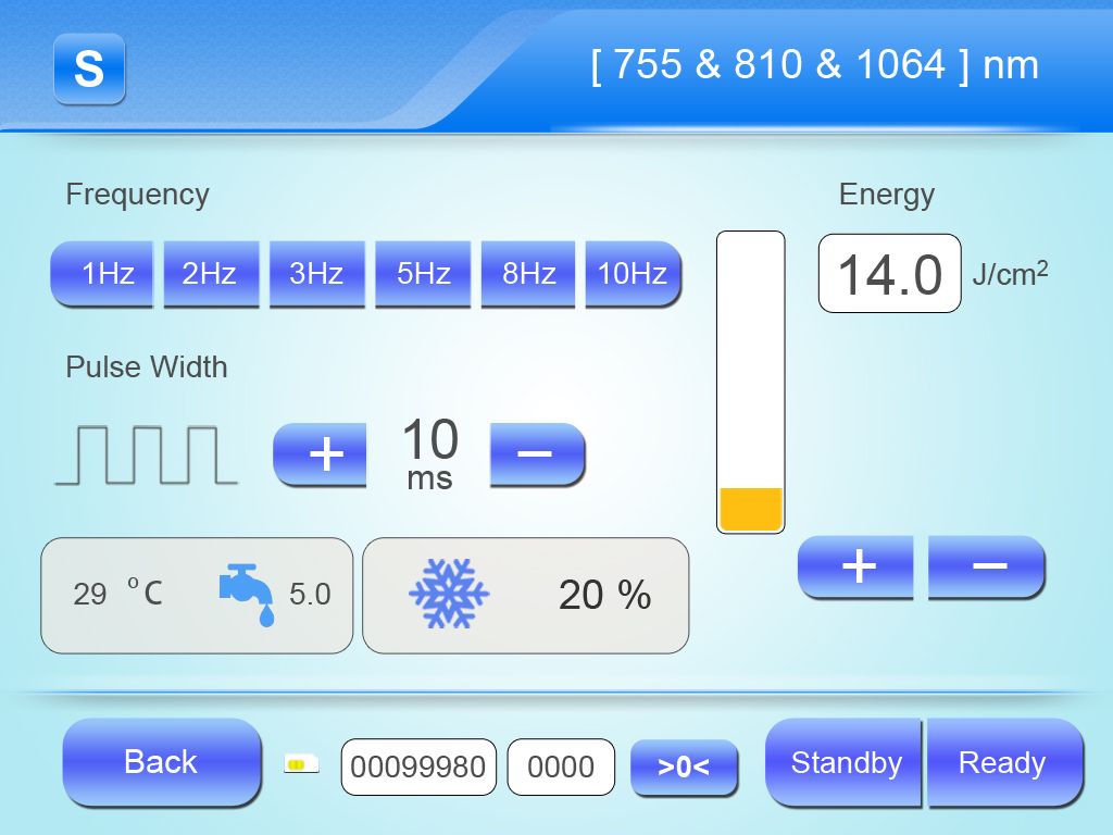 صفحه تجهیزات لیزر دیود 808 نانومتری
