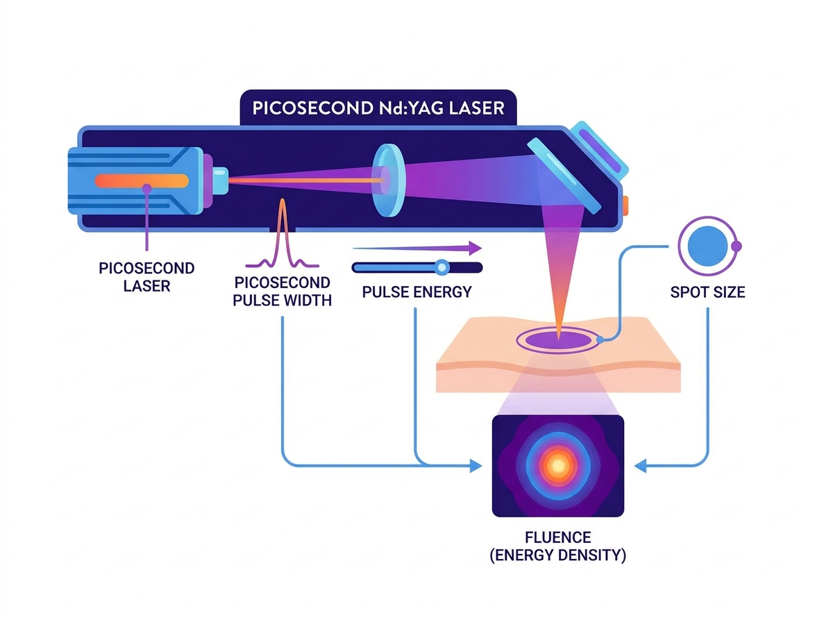 پارامترهای سیستم لیزر Picosecond